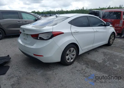 2016 Hyundai Elantra Se из США, поврежденный, VIN 5NPDH4AE9GH758914